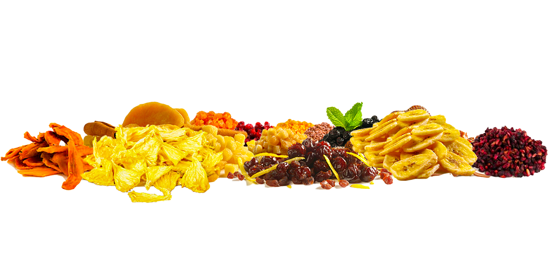 Dried tropical fruits